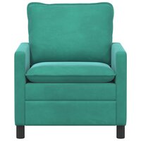 Bank Turquoise 76 x 81 x 87,5 cm Fluweel 3
