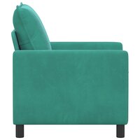 Bank Turquoise 76 x 81 x 87,5 cm Fluweel 4