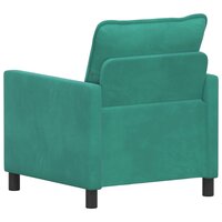 Bank Turquoise 76 x 81 x 87,5 cm Fluweel 5