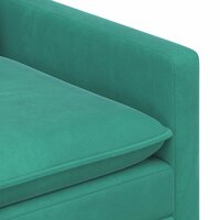 Bank Turquoise 76 x 81 x 87,5 cm Fluweel 6