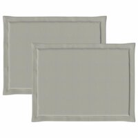 Zitkussens 2 pcs Lichtgrijs 47 x 36 x 2 cm Polyester 6