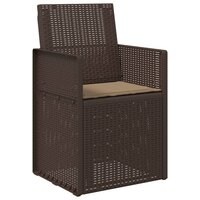 Zitkussens 4 pcs Taupe 47 x 36 x 2 cm Polyester 3