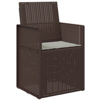Zitkussens 4 pcs Lichtgrijs 47 x 36 x 2 cm Polyester 3