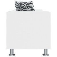 Driezitsbank kunstleer wit  4
