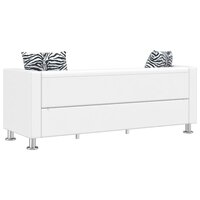 Driezitsbank kunstleer wit  5