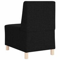 Modulaire bank zonder armleuningen zwart 55 cm stof 5
