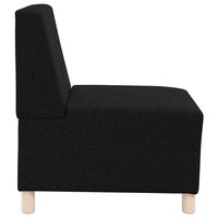 Modulaire bank zonder armleuningen zwart 55 cm stof 6