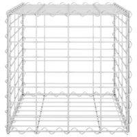 Gabion plantenbak verhoogd kubus 40x40x40 cm staaldraad 4