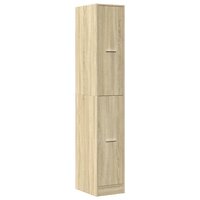 Apothekerskast 30x41x174,5 cm bewerkt hout sonoma eikenkleurig 4