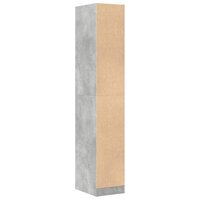 Apothekerskast 30x41x174,5 cm bewerkt hout betongrijs 6