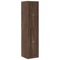 Apothekerskast 40x41x174,5 cm bewerkt hout bruin eikenkleurig 4