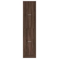 Apothekerskast 40x41x174,5 cm bewerkt hout bruin eikenkleurig 5