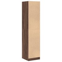 Apothekerskast 40x41x174,5 cm bewerkt hout bruin eikenkleurig 6