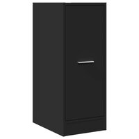 Apothekerskast 30x41x77,5 cm bewerkt hout zwart 4