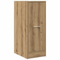 Apothekerskast 30x41x77,5 cm bewerkt hout artisanaal eikenkleur 4