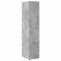Apothekerskast 30x41x144,5 cm bewerkt hout betongrijs 4