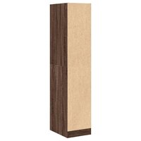 Apothekerskast 30x41x144,5 cm bewerkt hout bruin eikenkleurig 6