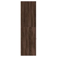 Apothekerskast 30x41x144,5 cm bewerkt hout bruin eikenkleurig 7