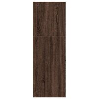 Apothekerskast 40x41x118 cm bewerkt hout bruin eikenkleurig 7