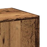 Apothekerskast 40x41x118 cm bewerkt hout oud houtkleurig 8