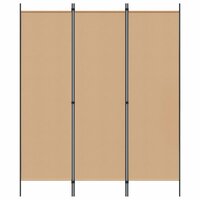 Kamerscherm Beige 150 x 180 cm Stof 3