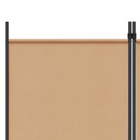 Kamerscherm Beige 150 x 180 cm Stof 6