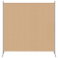 Enkele Paneel Kamerscherm Beige 175 x 180 cm Stof 3