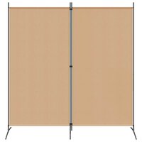 2-Panelen Kamerscherm Beige 175 x 180 cm Stof 4