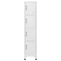 Lockerkast met 4 vakken 38x45x180 cm   3