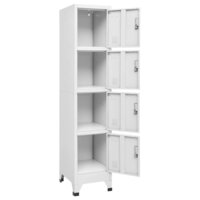 Lockerkast met 4 vakken 38x45x180 cm   4