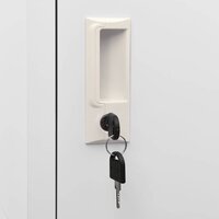Lockerkast met 4 vakken 38x45x180 cm   8