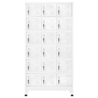 Lockerkast met 18 vakken 90x40x180 cm metaal  2