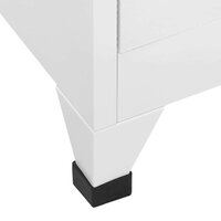 Lockerkast met 18 vakken 90x40x180 cm metaal  6