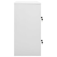 Lockerkasten 2 st 90x45x92,5 cm staal lichtgrijs 4