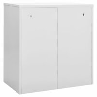 Lockerkasten 2 st 90x45x92,5 cm staal lichtgrijs 5