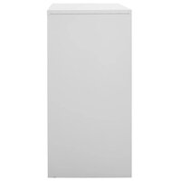 Lockerkasten 2 st 90x45x92,5 cm staal lichtgrijs 4