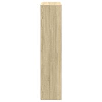 Kamerscherm / boekenkast 131,5x29x131,5 cm hout sonoma eiken 7