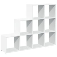 Kamerscherm / boekenkast 3-laags 137,5x29x103,5 cm hout wit 6