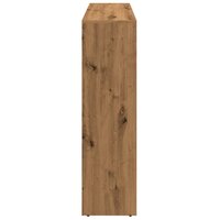 Kamerscherm / boekenkast 137,5x29x103,5 cm hout artisanaal eik 7