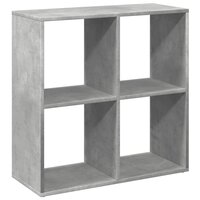 Kamerscherm / boekenkast 69,5x29x69,5 cm hout betongrijs 2