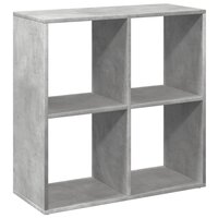 Kamerscherm / boekenkast 69,5x29x69,5 cm hout betongrijs 6