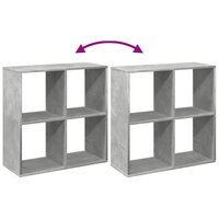 Kamerscherm / boekenkast 69,5x29x69,5 cm hout betongrijs 9
