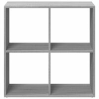 Kamerscherm / boekenkast 69,5x29x69,5 cm hout grijs sonoma 5