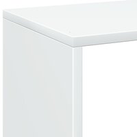 Kamerscherm / boekenkast 69,5x29x103,5 cm bewerkt hout wit 8