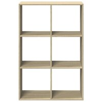 Kamerscherm / boekenkast 69,5x29x103,5 cm hout sonoma eiken 5
