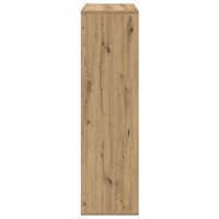 Kamerscherm / boekenkast 69,5x29x103,5 cm hout artisanaal eiken 7