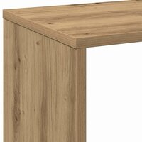 Kamerscherm / boekenkast 69,5x29x103,5 cm hout artisanaal eiken 8
