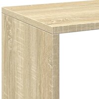 Kamerscherm / boekenkast 69,5x29x137,5 cm hout sonoma eiken 8