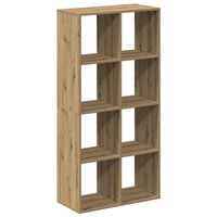 Kamerscherm / boekenkast 69,5x29x137,5 cm hout artisanaal eiken 6
