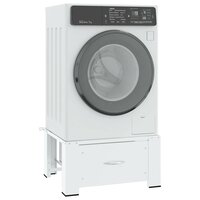 Wasmachineverhoger met lade wit 6